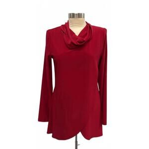 NEW COMPLI K women's long sleeve top in red